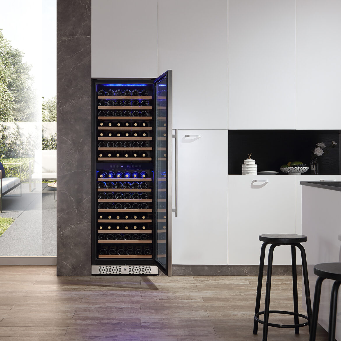 What factors should you consider while shopping for a wine refrigerator?